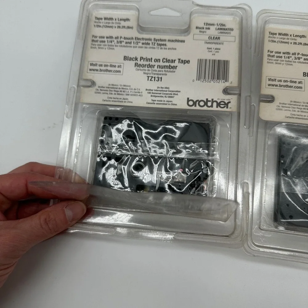 2 Brother P-Touch Labels Refill TZ-131/132 1/2
